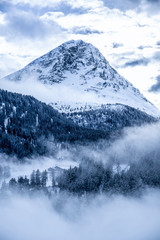 mountain in winter