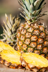 delicious pineapple background