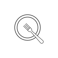 I'll be a regular customer, table etiquette icon. Can be used for web, logo, mobile app, UI, UX
