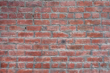 Fototapeta premium Background vintage wall of red old brick
