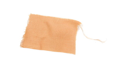 adhesive bandage isolated on white background, top view, with clipping path