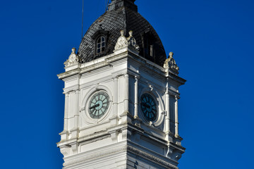 La Plata City Hall Clock Tower. La Plata. Buenos Aires, Argentina