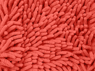 Coral fluffy microfiber mop texture
