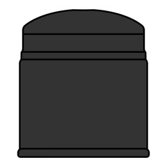 gz257 GrafikZeichnung - siwb517 SignIsolatedWhiteBackground siwb - german - Gaskartusche: (Butan C4H10 / Propan C3H8) - english - gas bottle allowed (camping gas canister) - simple template - g6986