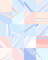 Fototapeta premium Vector Seamless surface geometric pattern design with color modern lines