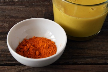 golden milk, a healthy turmeric drink