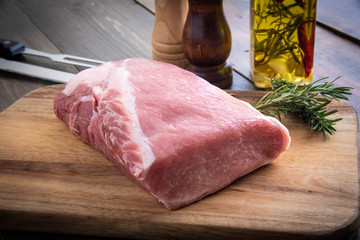 raw pork loin top roast boneless