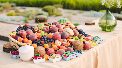 Plateau de fruits frais