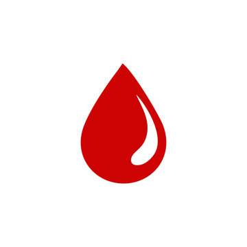 blood drop simple icon