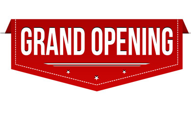 Grand opening banner design
