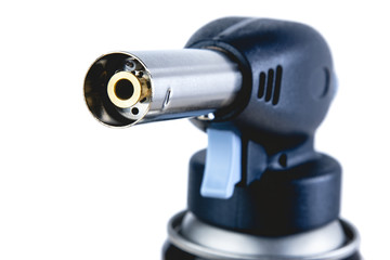 Manual gas burneron the white background.