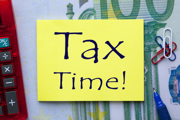 Tax Time Concept