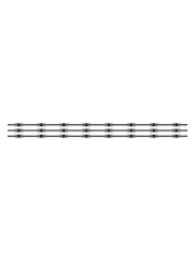 lange design 3 linien strich stacheldraht sicherheit absperrung militär basis verteidigung zaun mauer stacheln draht gefährlich klettern verboten einzäunen grundstück tattoo muster