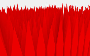 abstract 3d illustration spikes