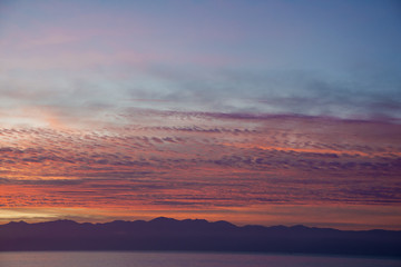 Sunrise views over Bucerias Bay near Puerta Vallarta at Punta de Mita, Mexico (Rivieria Nayarit)