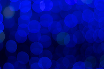 Dark blue bokeh