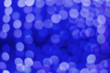 Blue dark blurred bokeh