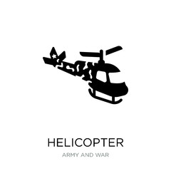 helicopter icon vector on white background, helicopter trendy fi