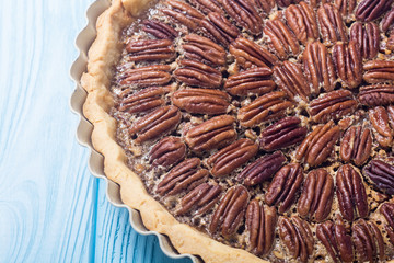 Autumn american pecan pie
