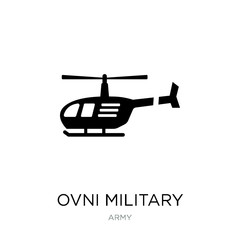 ovni military transport icon vector on white background, ovni mi