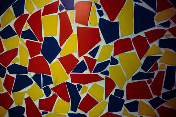 Mosaic. Multi-colored mosaic of ceramic tiles.