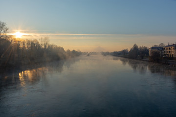 Fototapeta premium views of Pizzighettone