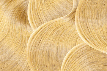 Natural blond hair as abstract background. High resolution