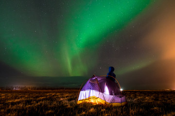 northern lights tent