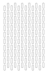 Vector isolated line pattern of a brick tile wall vertical