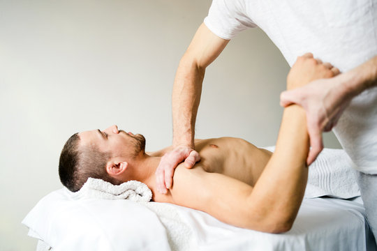 Shoulder sport Massage By Professional Therapist