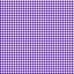 Houndstooth Seamless Pattern - Classic purple and white houndstooth texture