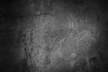 grunge concrete wall background with vignette