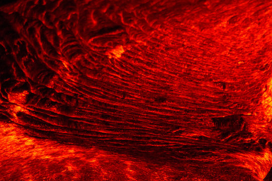 Hot Lava Flow, Kilauea Volcano