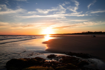 Seascape of the Australian Coast - Ocean at Sunset