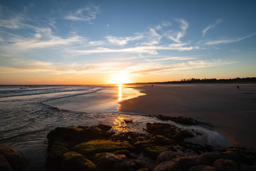 Obraz premium Seascape of the Australian Coast - Ocean at Sunset