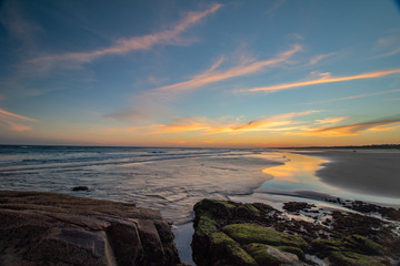 Seascape of the Australian Coast - Ocean at Sunset