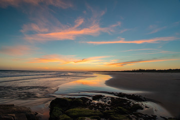 Seascape of the Australian Coast - Ocean at Sunset