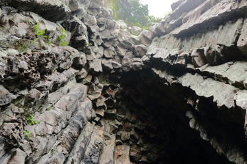 제주도에 있는 "갯깍주상절리"의 풍경이다.