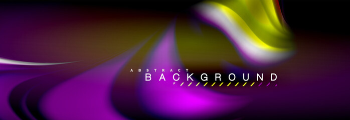 Blurred fluid colors background, abstract waves lines, mixing colours with light effects on light backdrop. Vector artistic illustration for presentation, app wallpaper, banner or posters