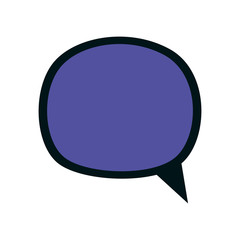 speech bubble isolated icon