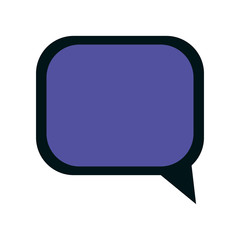 speech bubble isolated icon