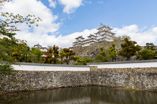 Himeji Castle, a national treasure and a  world heritage site