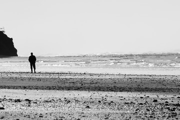 Man on Beach