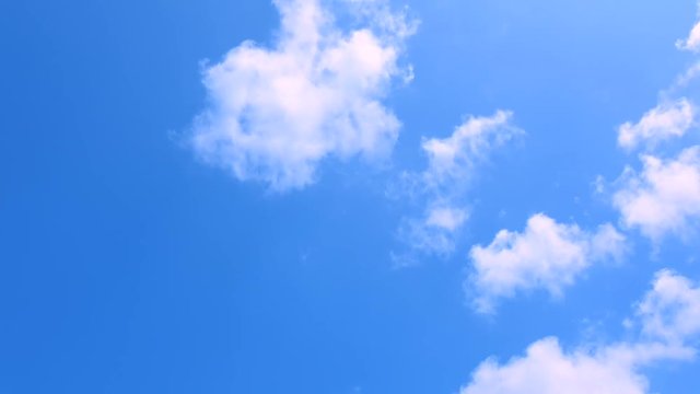 青空と雲（8月）タイムラプス　4倍速