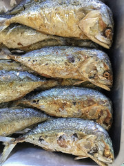 Fried mackerel