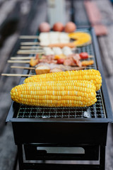 Close - up BarBeCue Grill