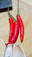 Red chilies 