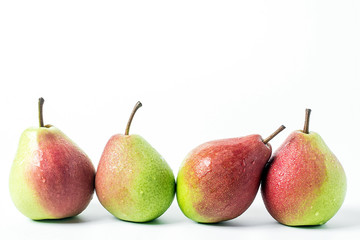 Gourd pear on white background