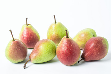 Gourd pear on white background
