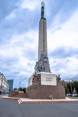 Fototapeta na wymiar Freedom Monument in Riga, Latvia